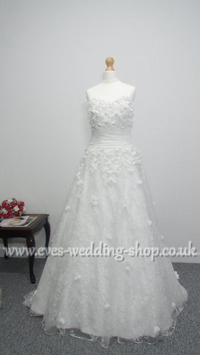 Amanda Wyatt ivory wedding dress UK 12