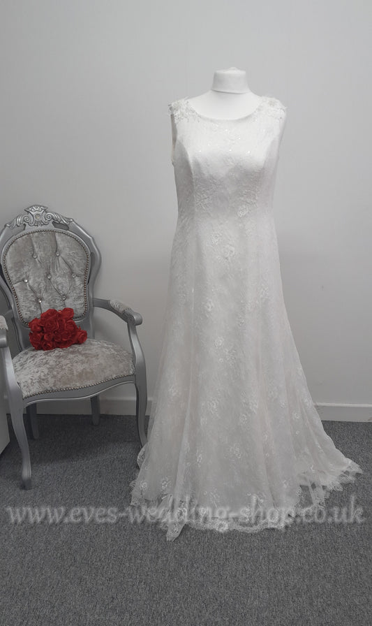 Bianco Evento wedding dress EU 46 /UK 18