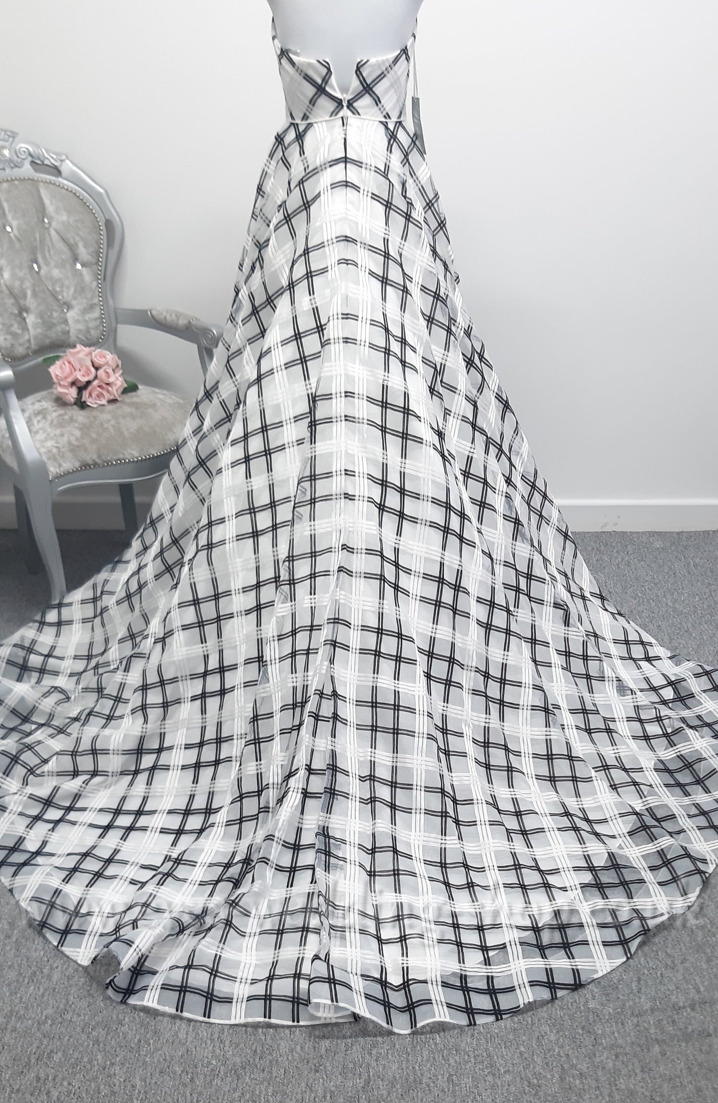 WTOO Rosalind style 11106 Caledonia plaid wedding dress US 2, UK 4 with pockets