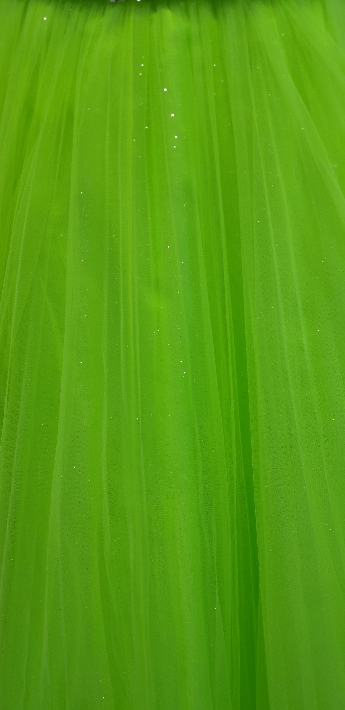 Vibrant Neon Green Tulle Evening & Prom Dress – Size 10 (Fits Like Size 8)