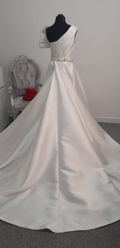 Elena Morar mikado satin wedding dress UK 12