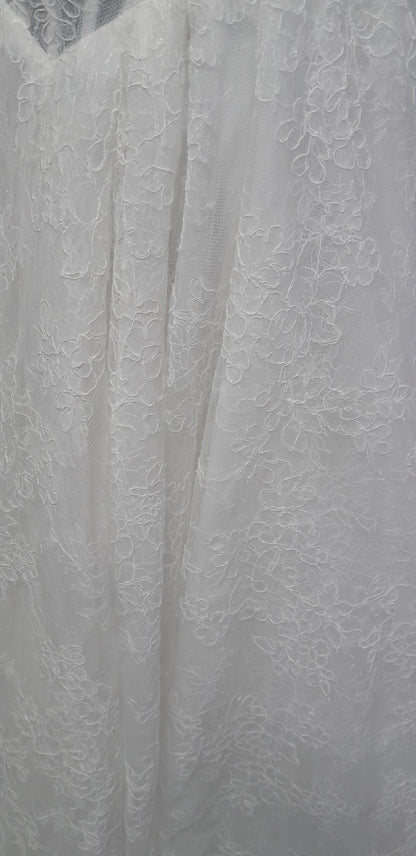 Lana Grace Bridal ivory lace wedding dress UK 10