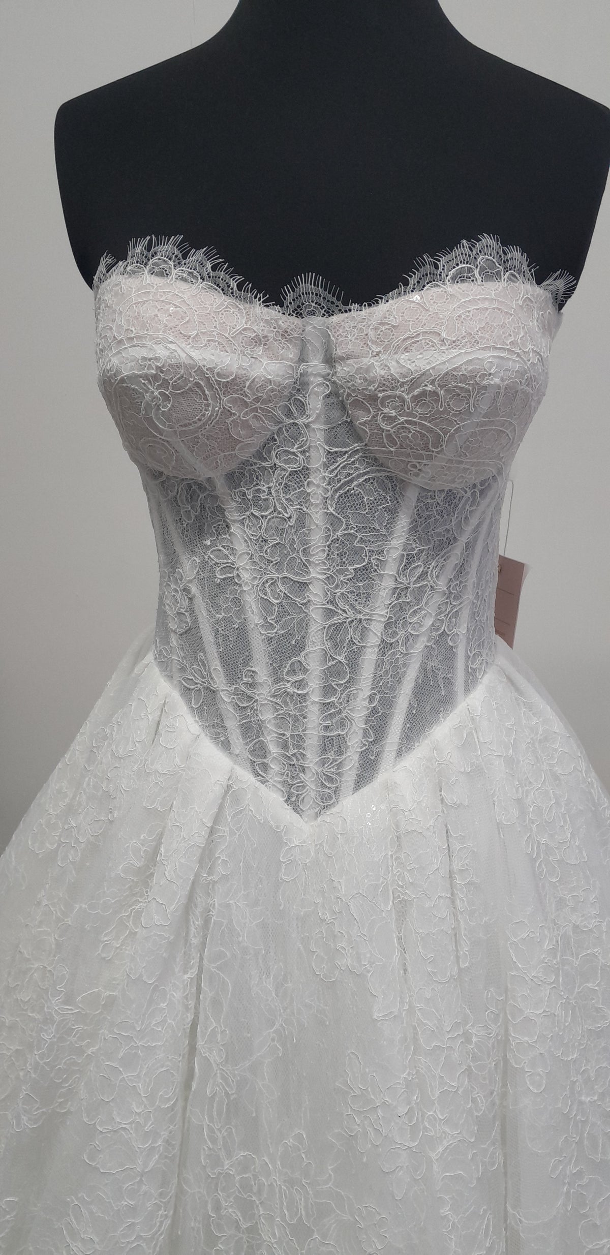Lana Grace Bridal ivory lace wedding dress UK 10
