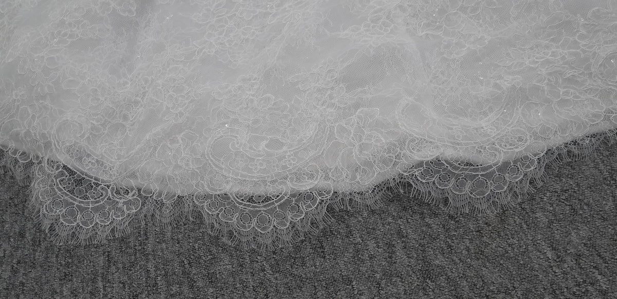 Lana Grace Bridal ivory lace wedding dress UK 10