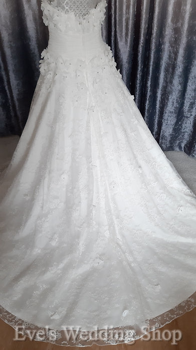 Amanda Wyatt ivory wedding dress  UK 12