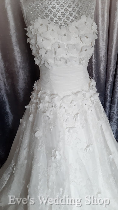 Amanda Wyatt ivory wedding dress  UK 12