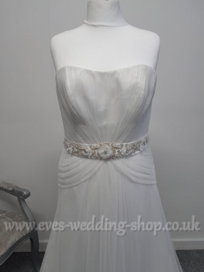 Alfred Angelo ivory wedding dress UK 16