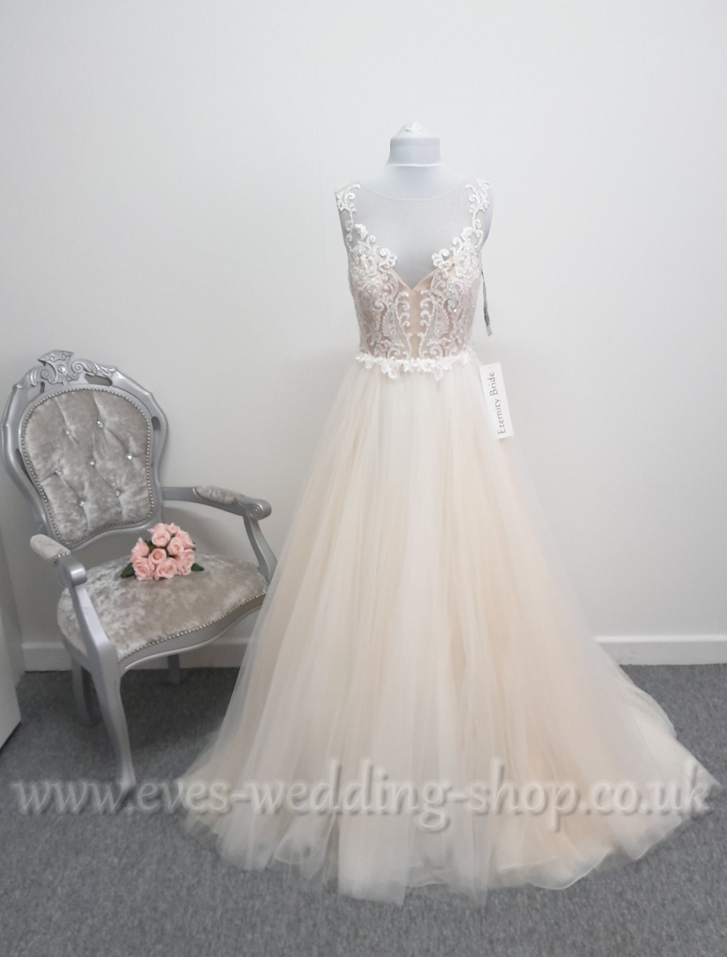 Eternity bride D5617  wedding dress UK 10