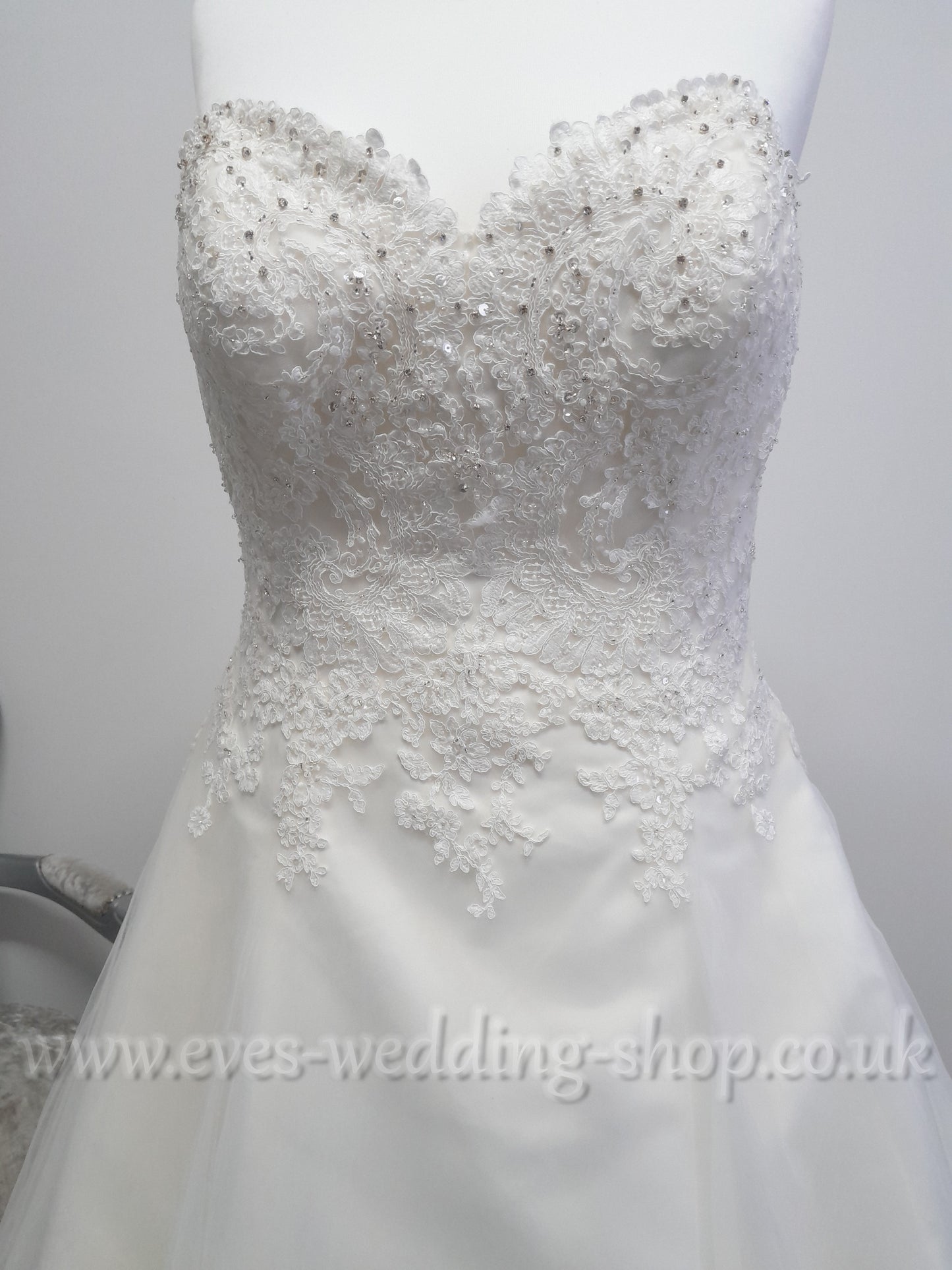 Art Couture AC510 ivory wedding dress UK 16