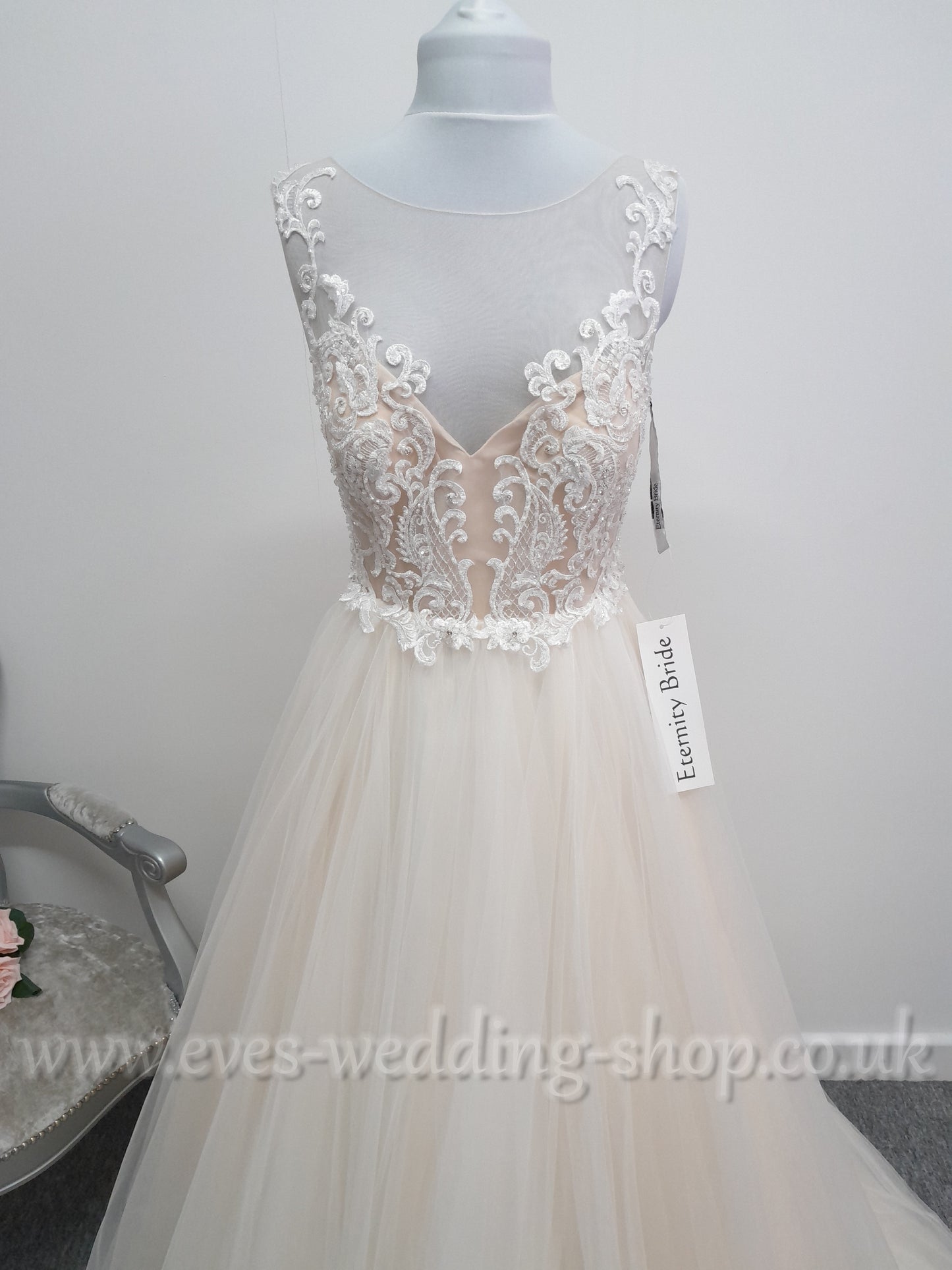 Eternity bride D5617  wedding dress UK 10
