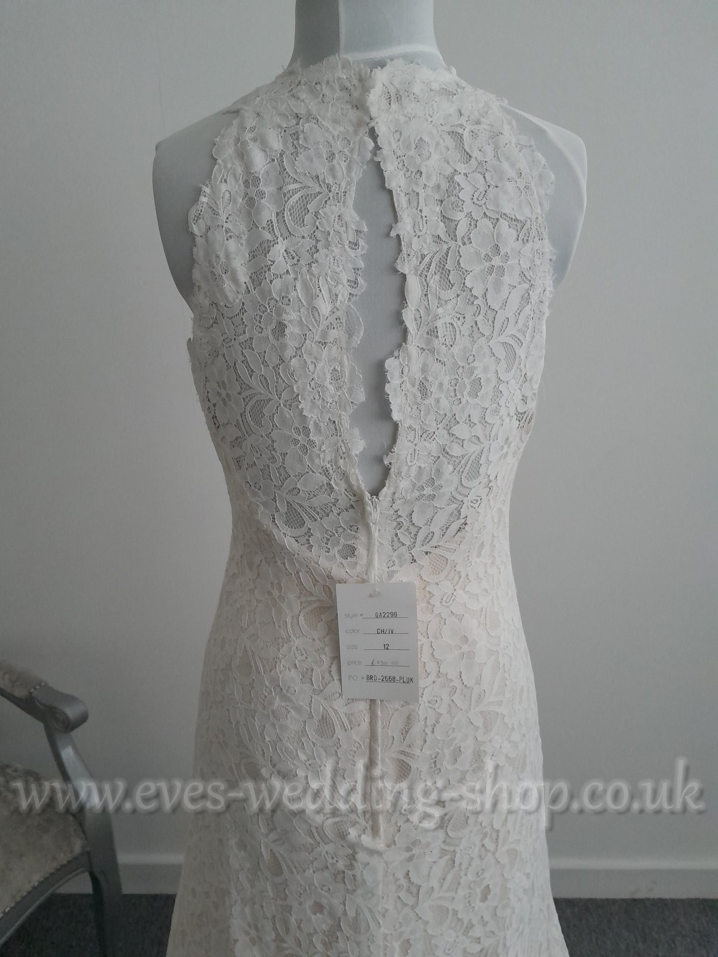 Ella Rose ivory champagne wedding dress UK 12