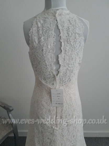 Ella Rose ivory champagne wedding dress UK 12