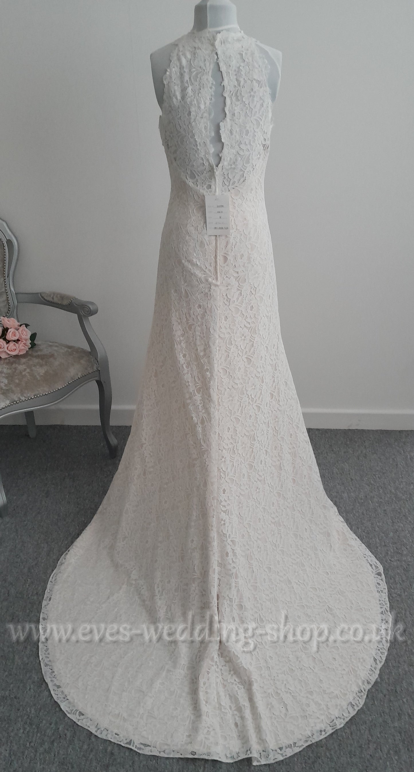 Ella Rose ivory champagne wedding dress UK 12