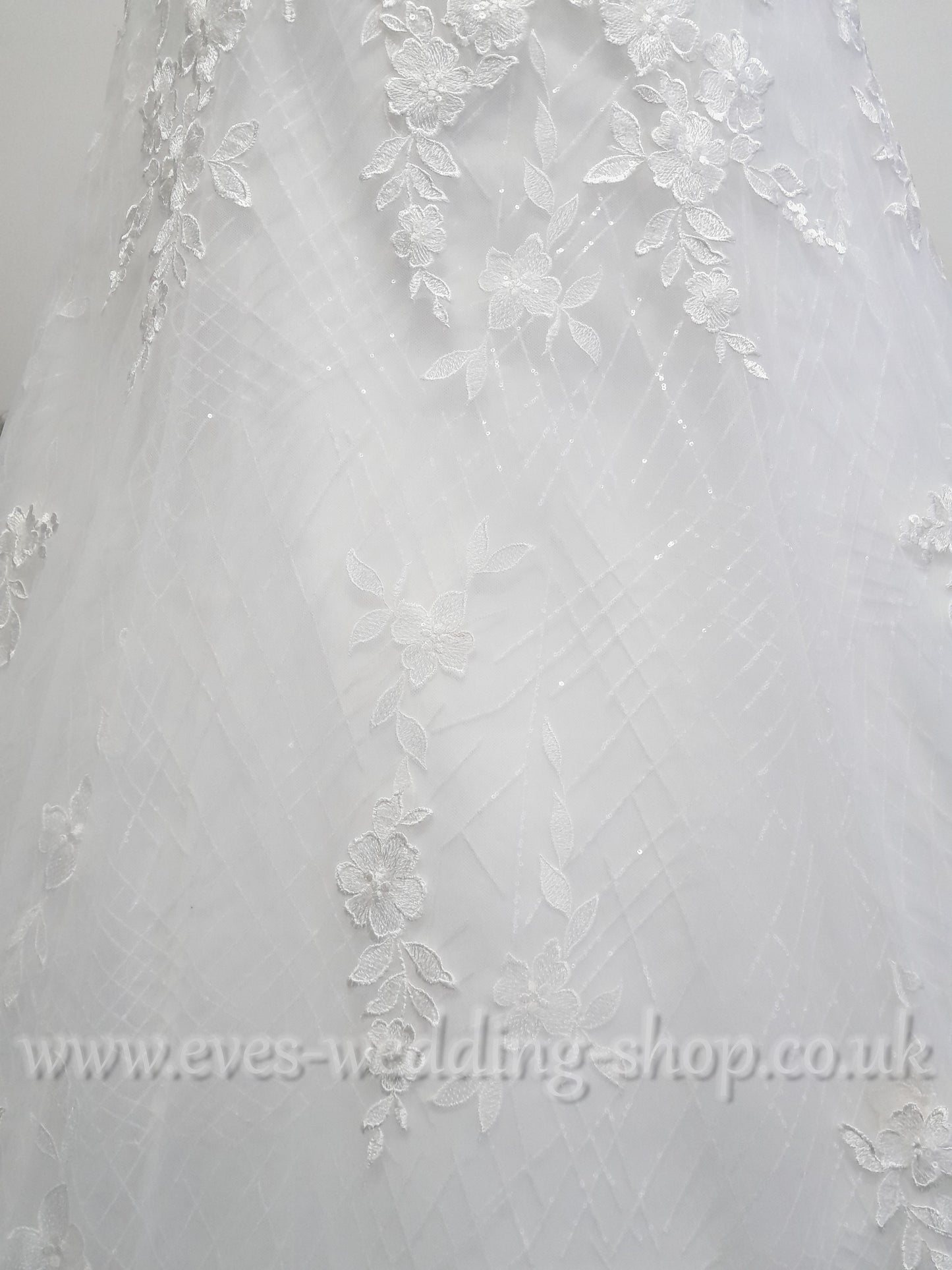 Eternity bride D5843 A line ivory wedding dress UK 14