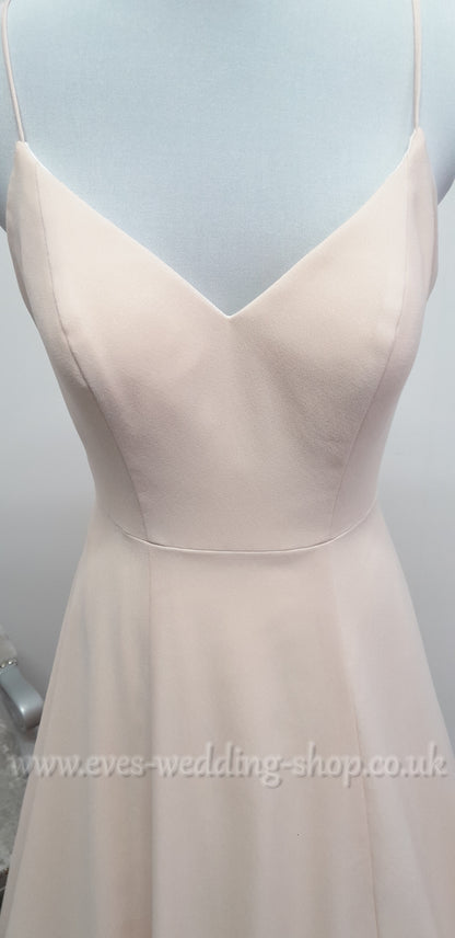 Charlotte Bridal mocha A line wedding dress UK 8