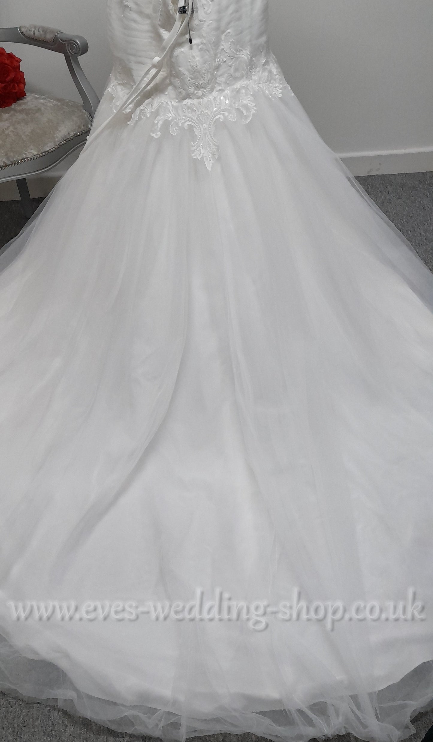 Rebecca Ingram ''Georgia'' ivory wedding dress UK 22