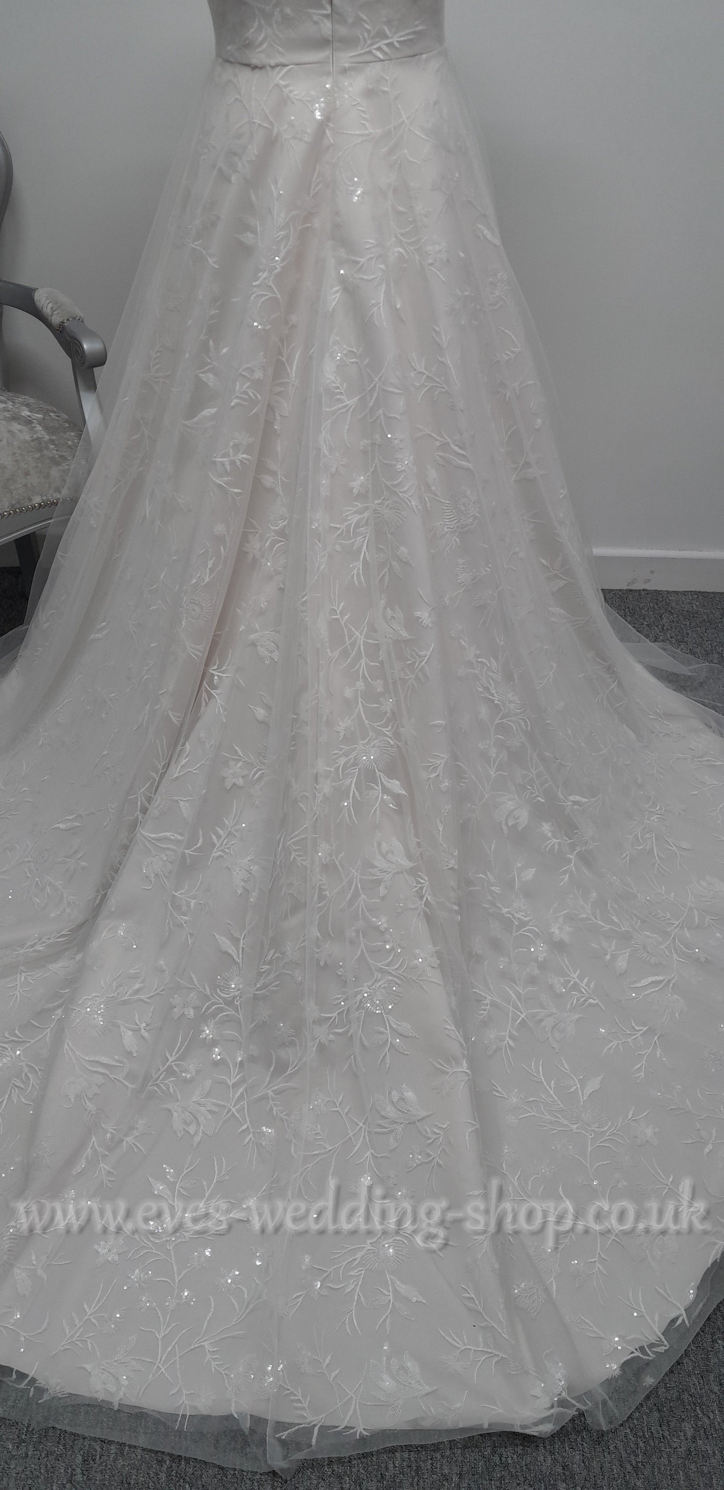 White Rose R1661 ivory pearl wedding dress UK 16
