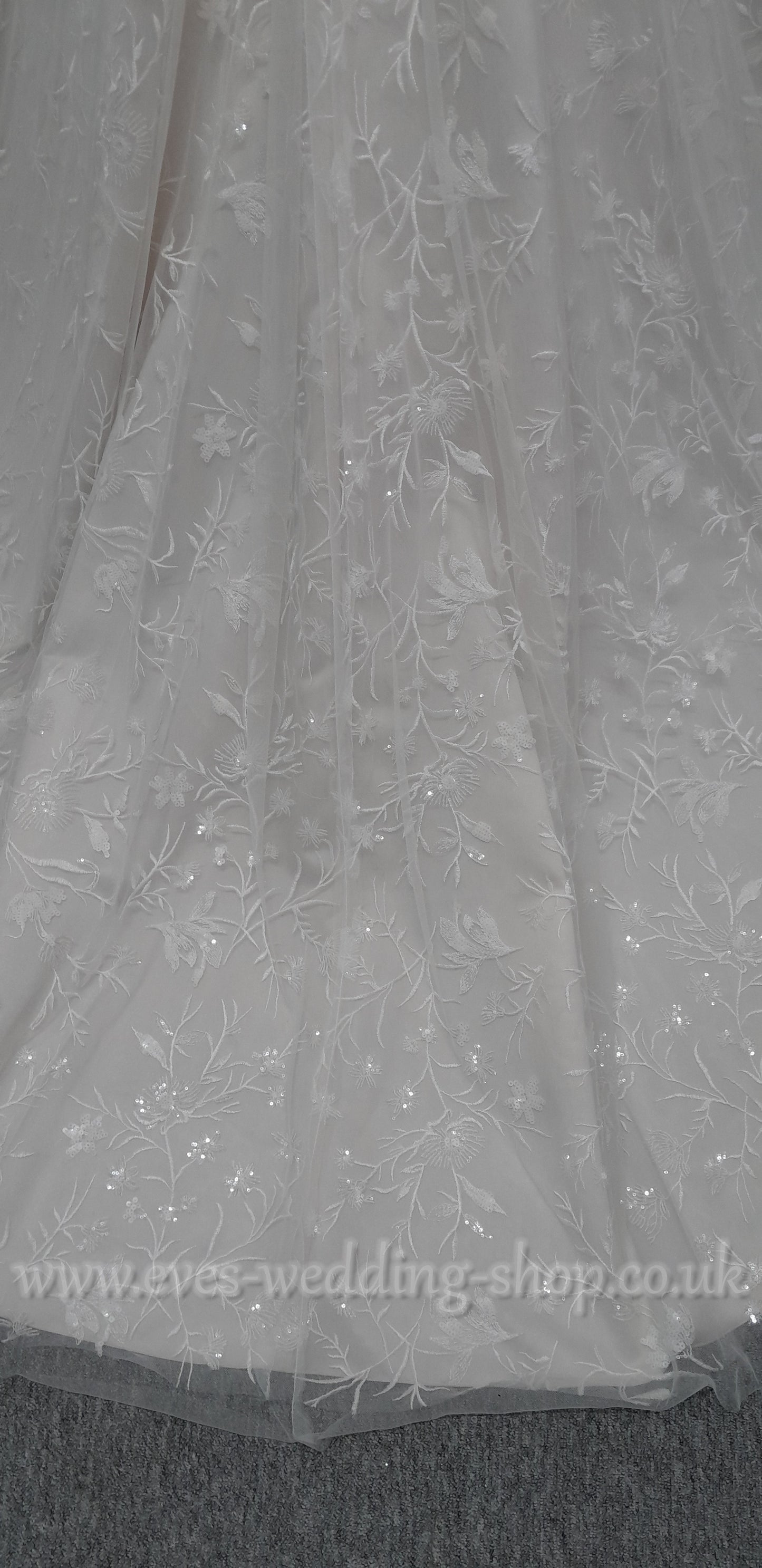 White Rose R1661 ivory pearl wedding dress UK 16