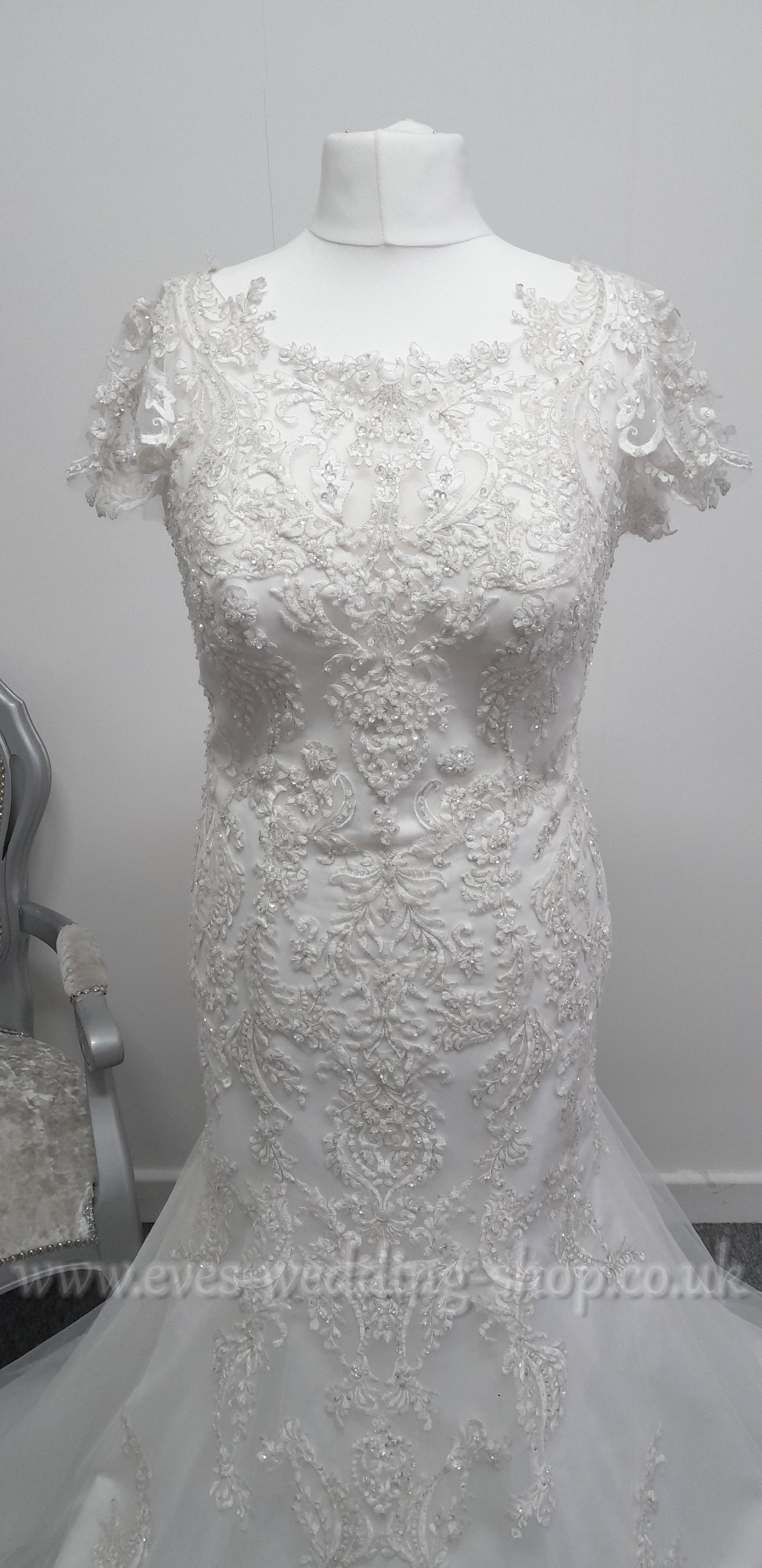 Envy by Phoenix ivory wedding dress UK 16