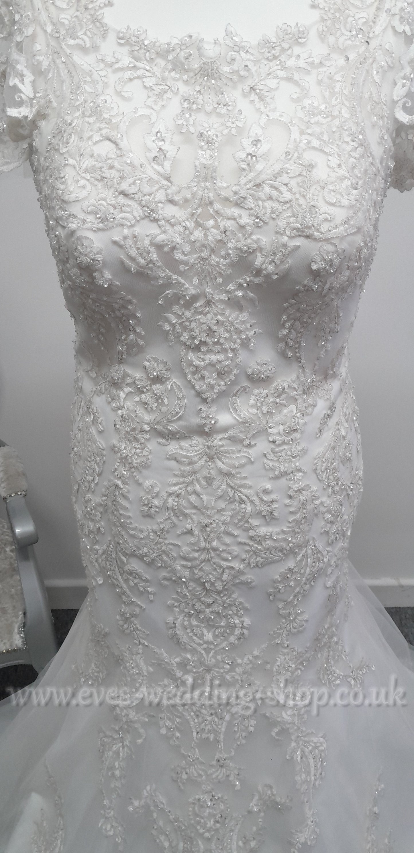 Envy by Phoenix ivory wedding dress UK 16