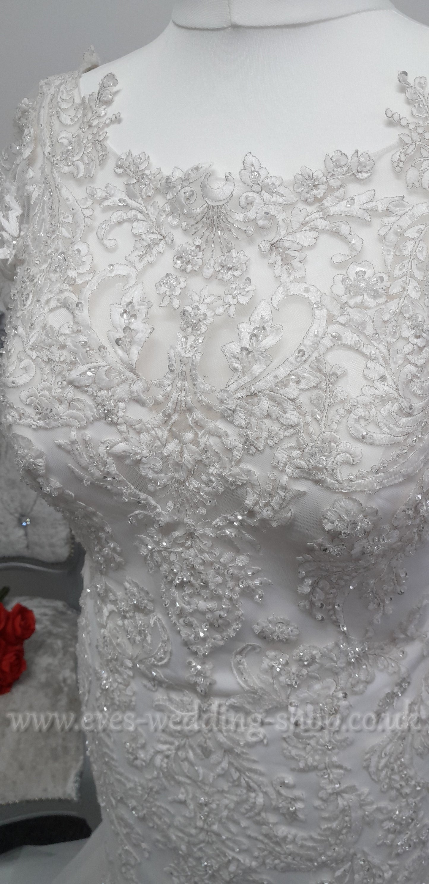 Envy by Phoenix ivory wedding dress UK 16