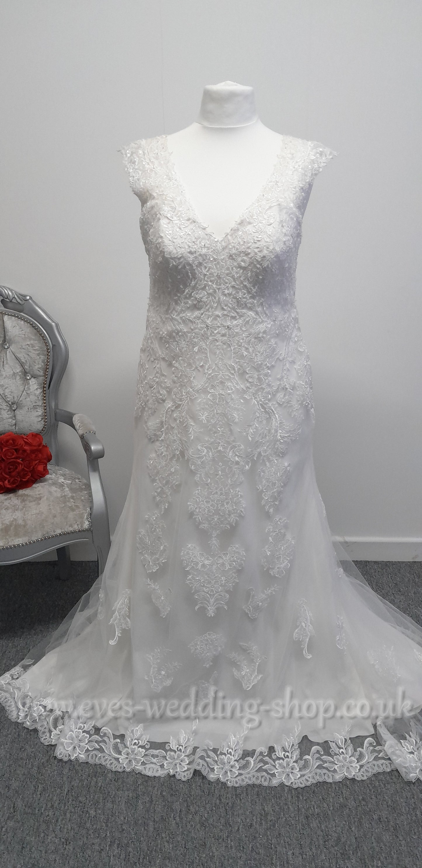 Romantica ivory wedding dress UK 20