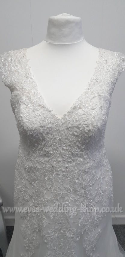 Romantica ivory wedding dress UK 20
