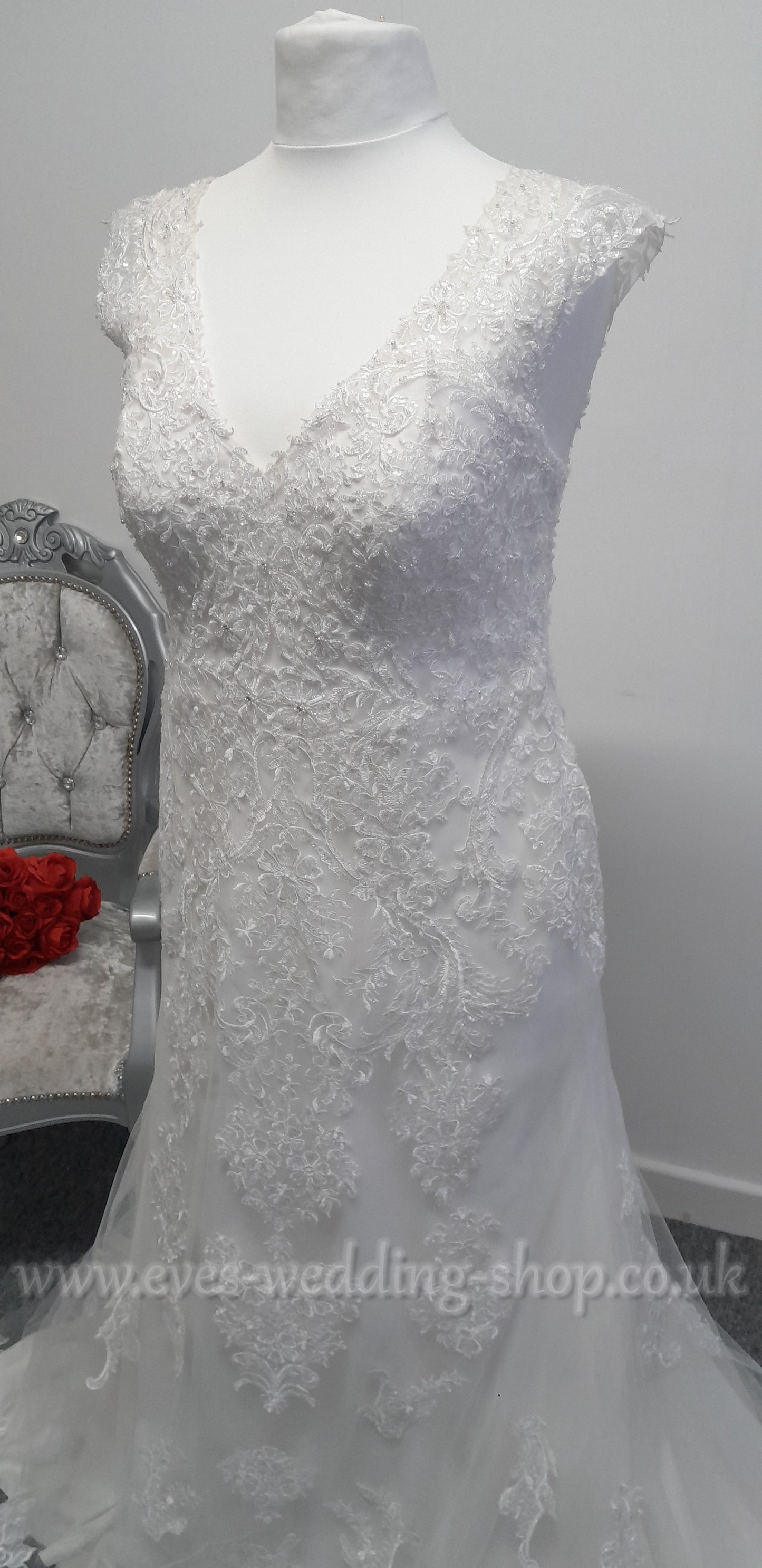 Romantica ivory wedding dress UK 20