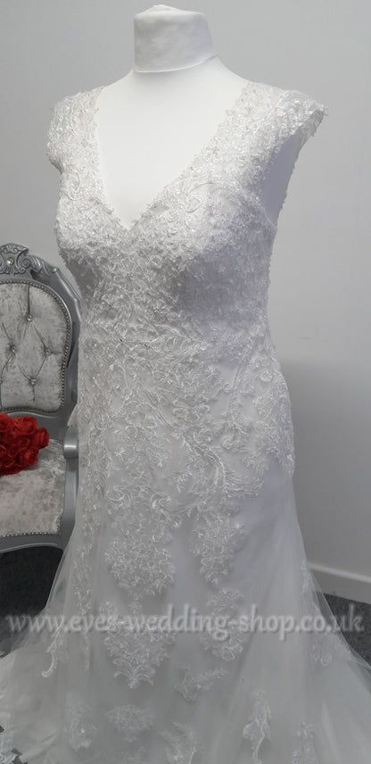 Romantica ivory wedding dress UK 20