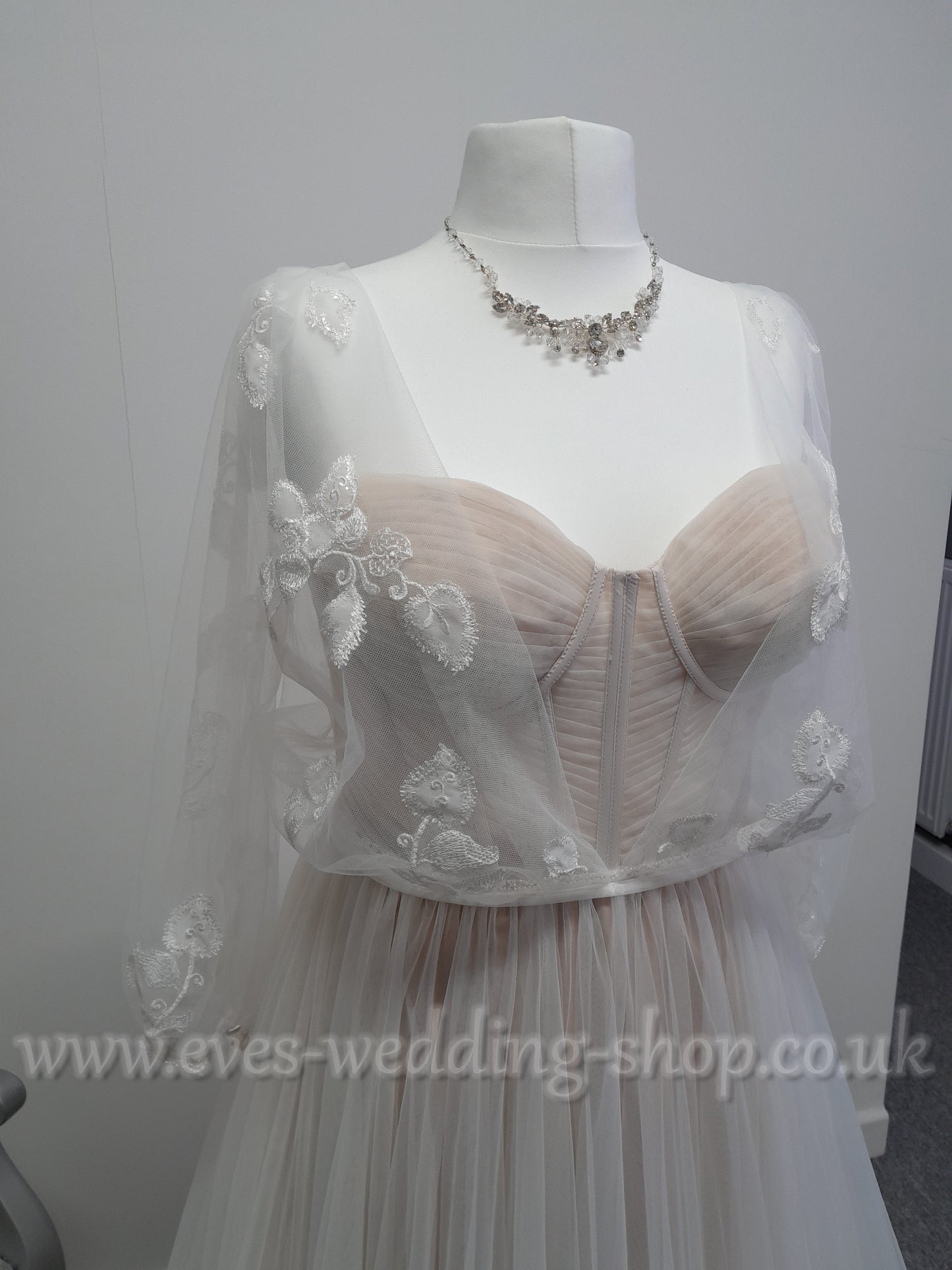 Wilderly bride 2 in 1 ''Justina '' mocha champagne wedding dress UK 10