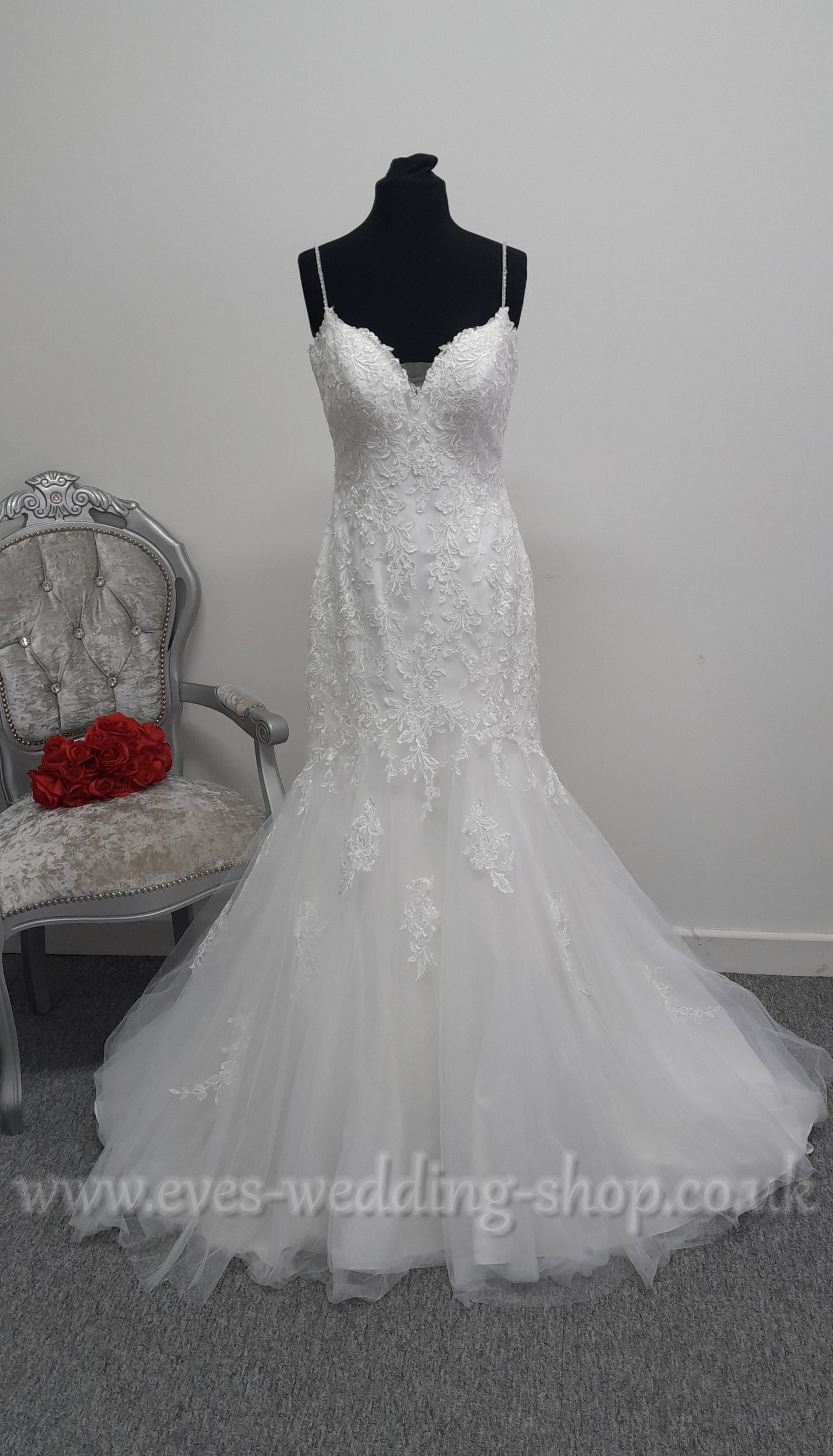 Rebecca Ingram ivory wedding dress UK 12