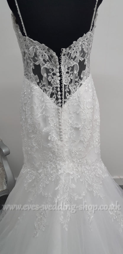 Rebecca Ingram ivory wedding dress UK 12