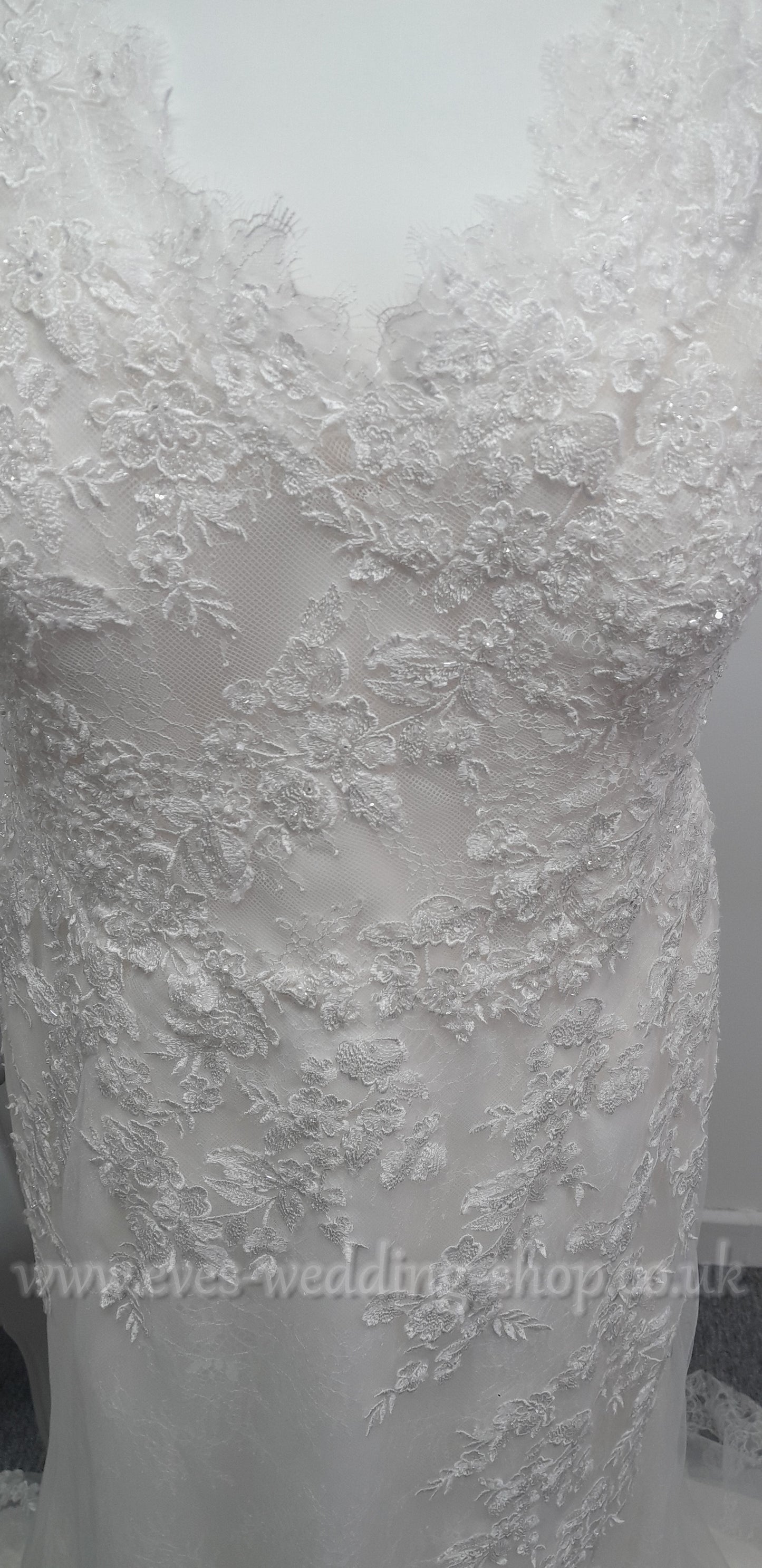 Nicole Spose ivory wedding dress approx. UK 22-24