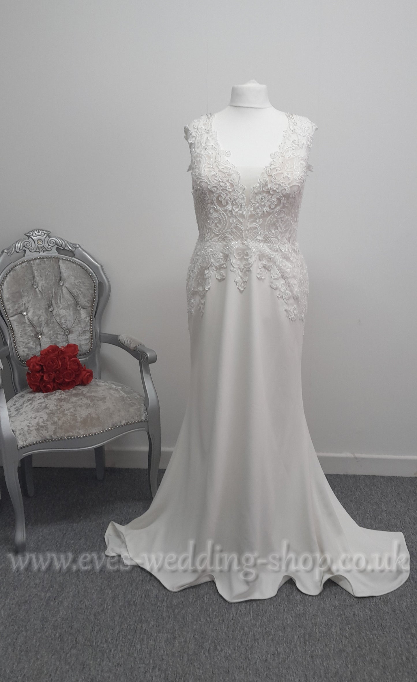 Nicole Spose ivory wedding dress IT 52 / UK 20-22