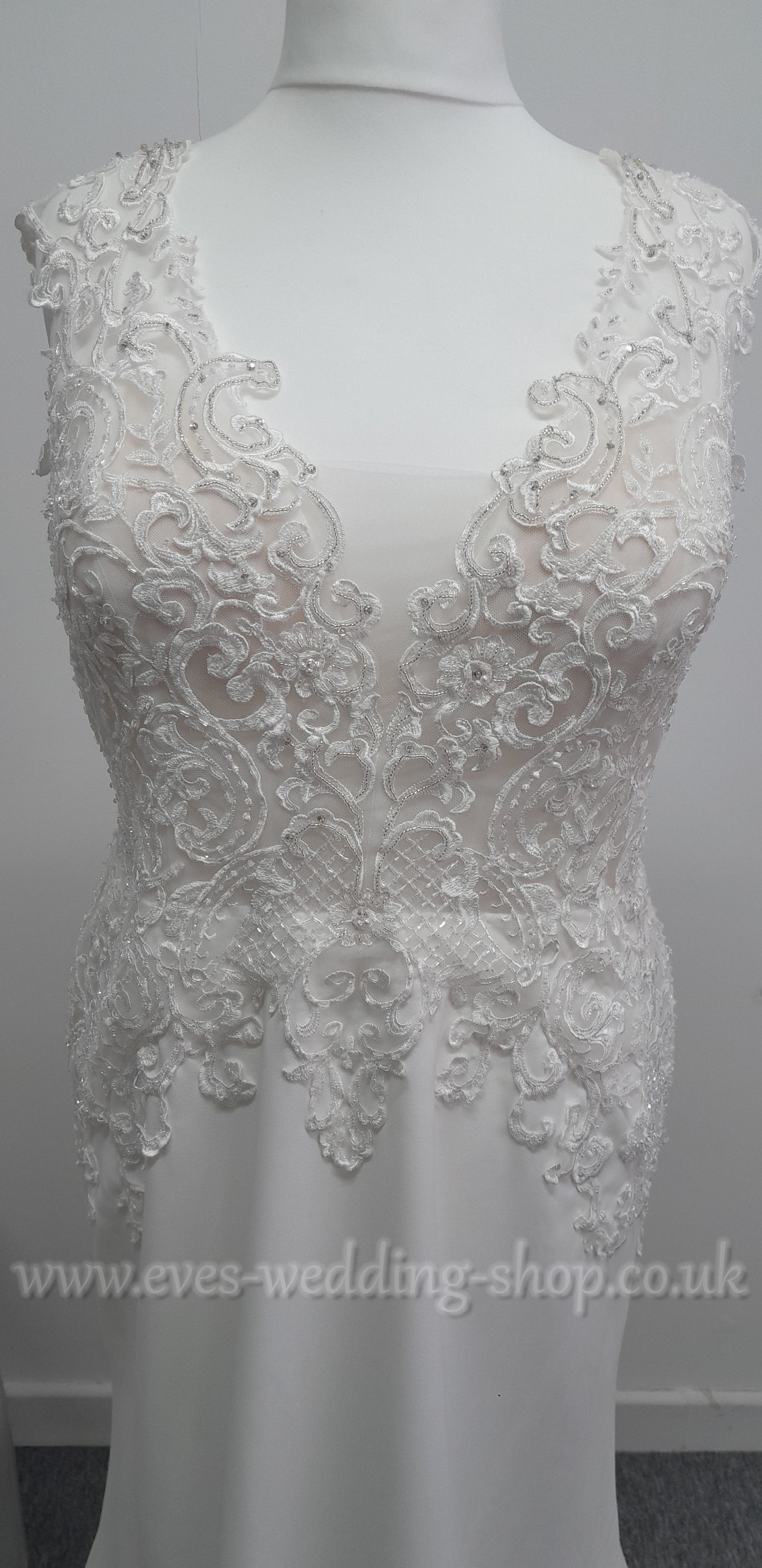 Nicole Spose ivory wedding dress IT 52 / UK 20-22