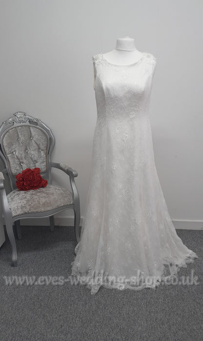 Bianco Evento wedding dress EU 46 /UK  18
