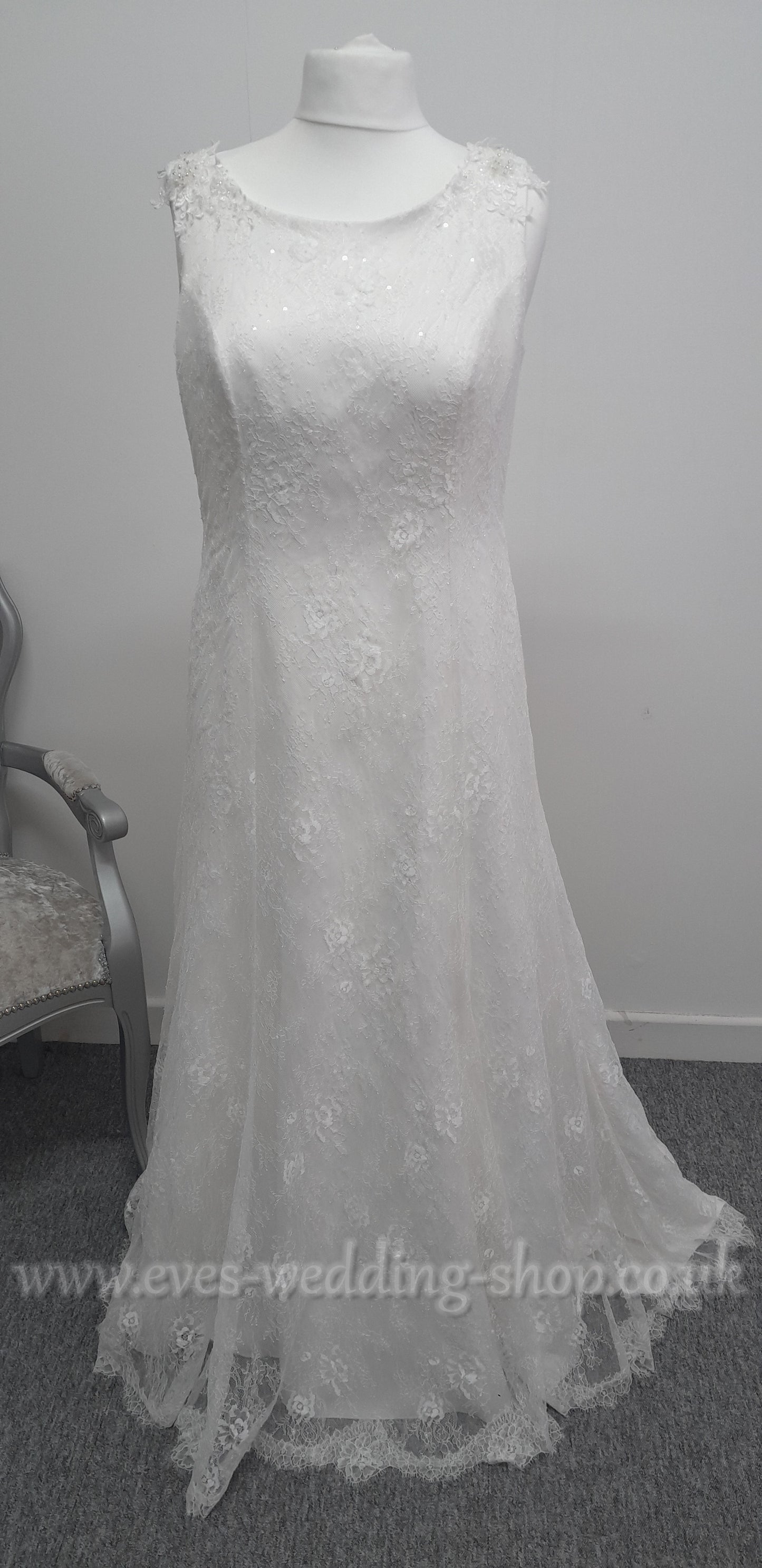 Bianco Evento wedding dress EU 46 /UK  18