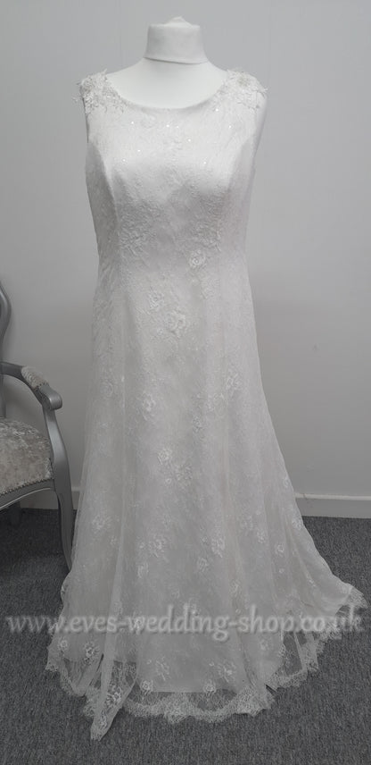 Bianco Evento wedding dress EU 46 /UK  18