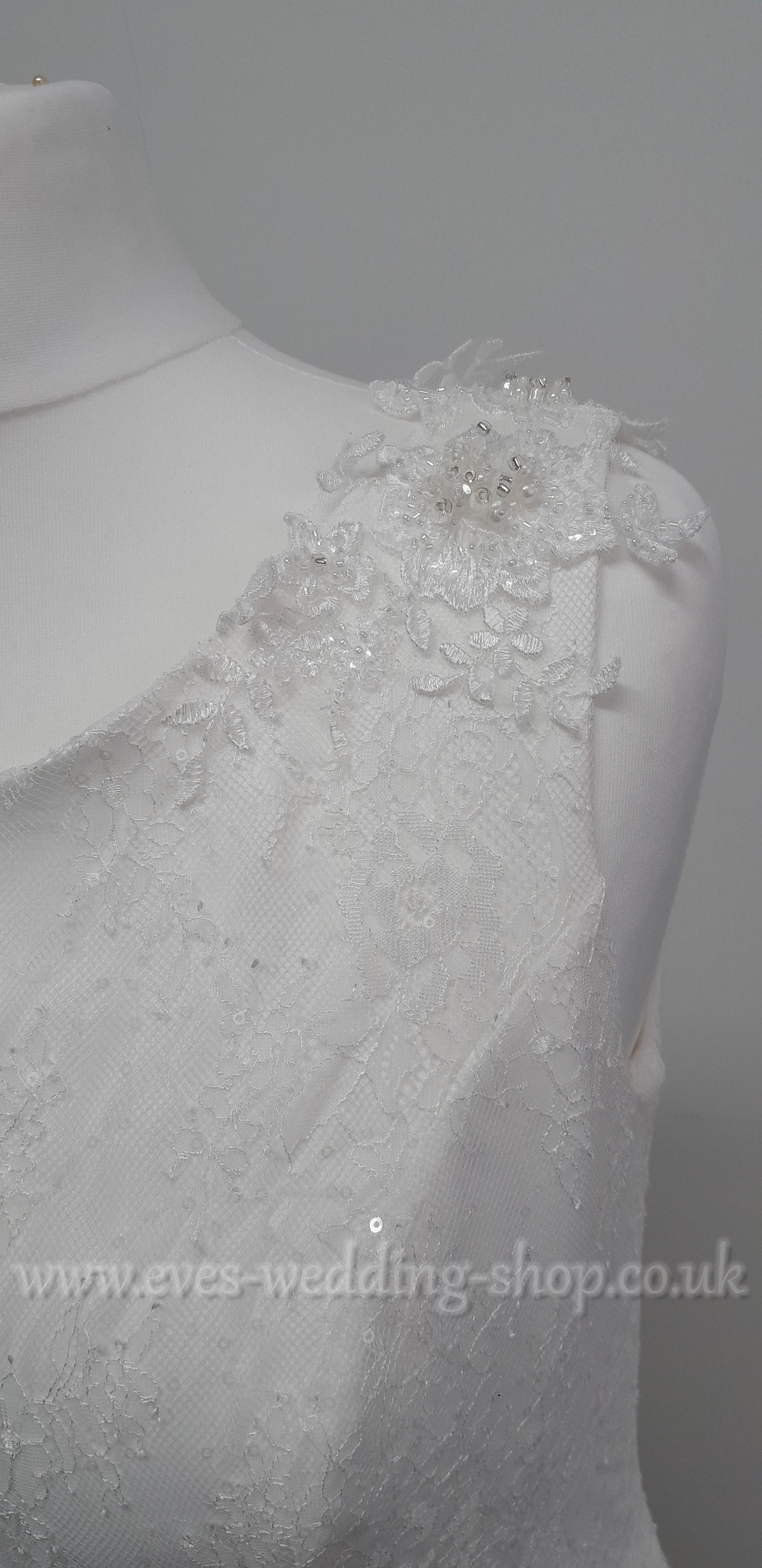 Bianco Evento wedding dress EU 46 /UK  18