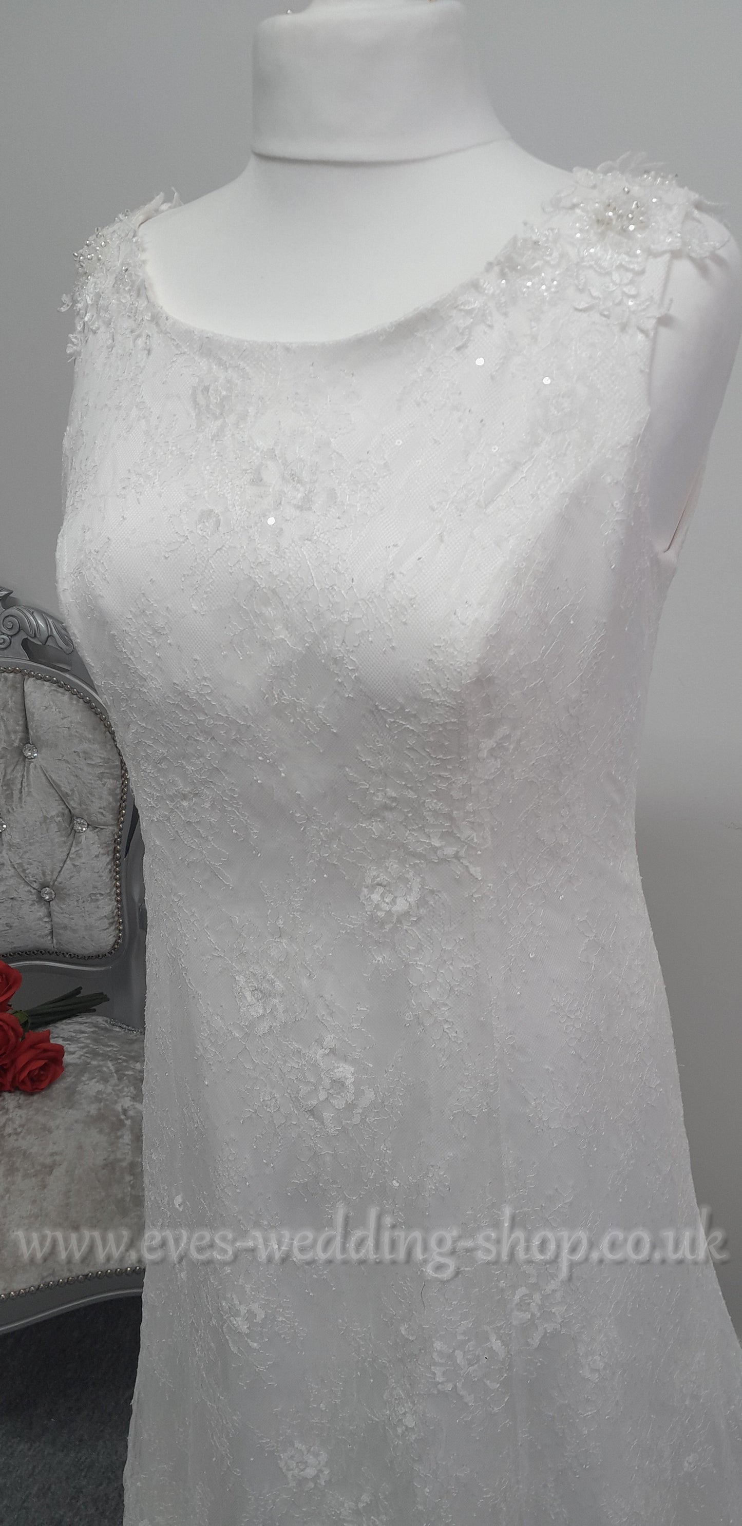 Bianco Evento wedding dress EU 46 /UK  18