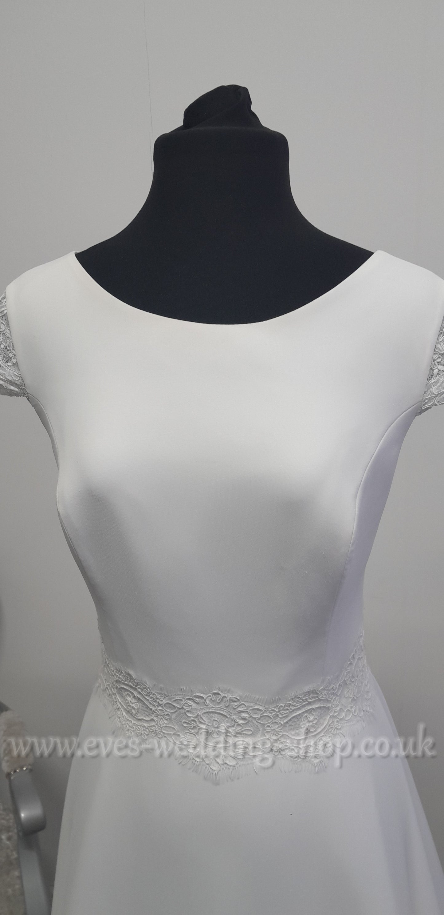 Bianco Evento ''Letizia'' wedding dress EU 42 - UK 14