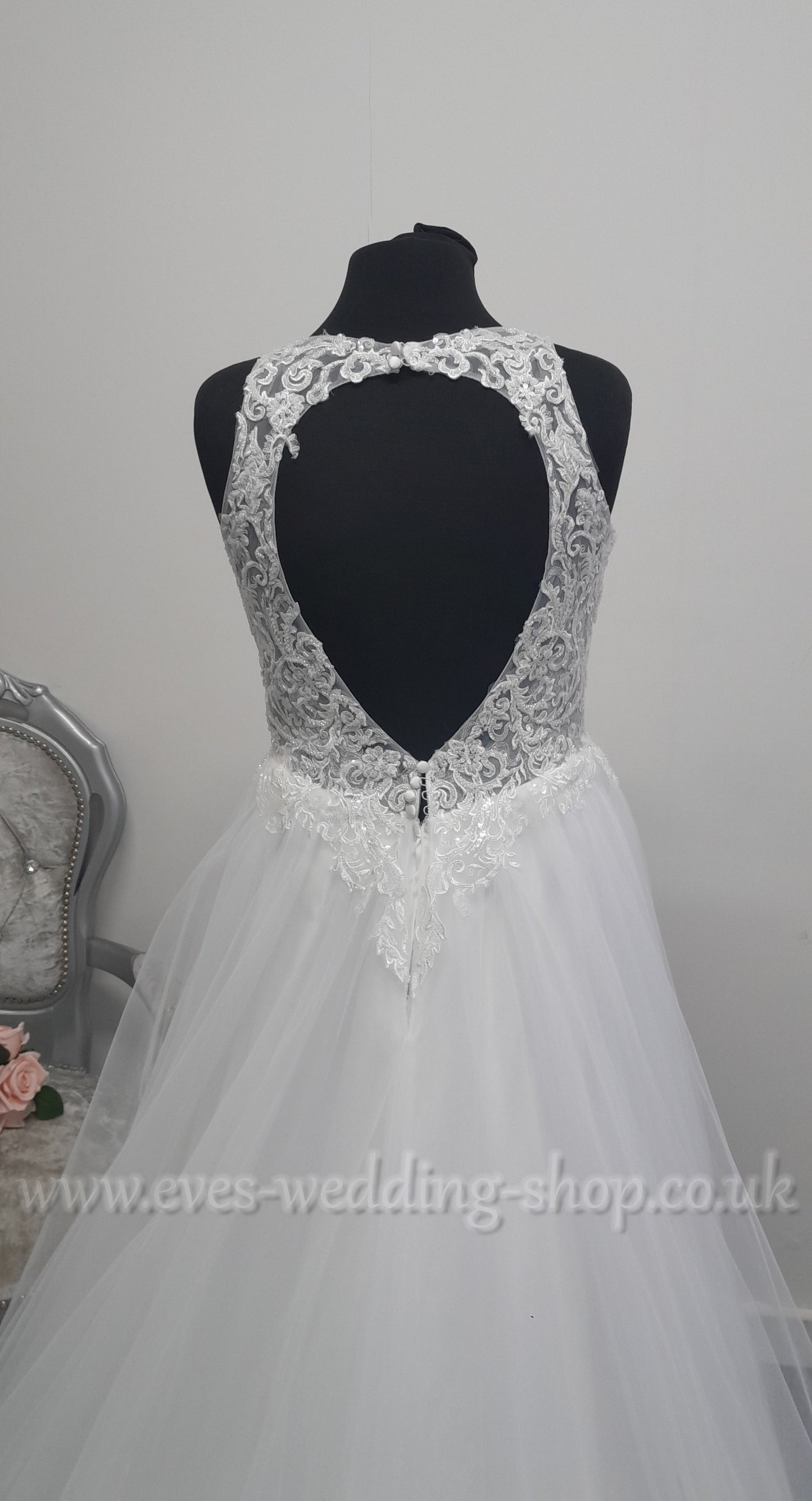 Eternity bride D5846 ivory wedding dress UK 14