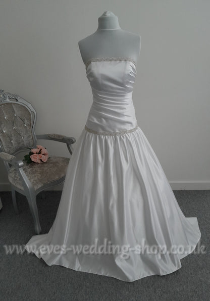 Dere Kiang white wedding dress UK 8