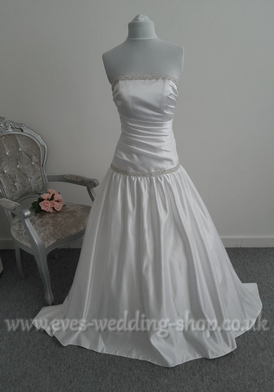 Dere Kiang white wedding dress UK 8