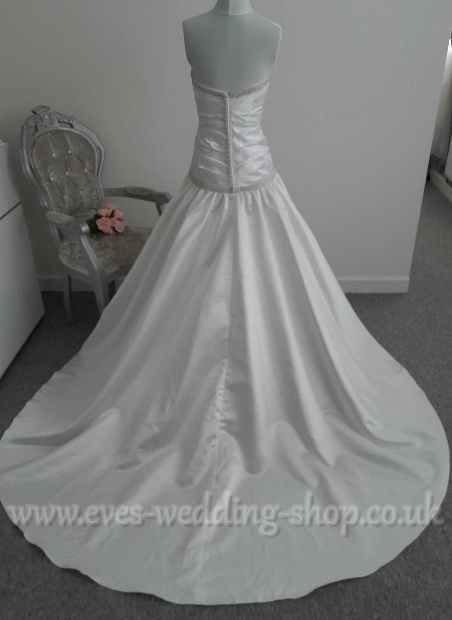 Dere Kiang white wedding dress UK 8