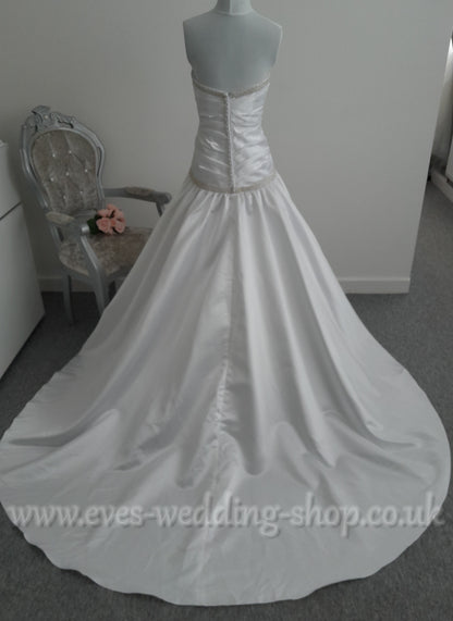 Dere Kiang white wedding dress UK 8