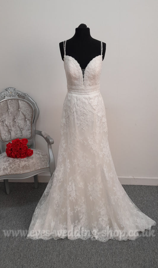 Ella Rose ivory wedding dress UK 10