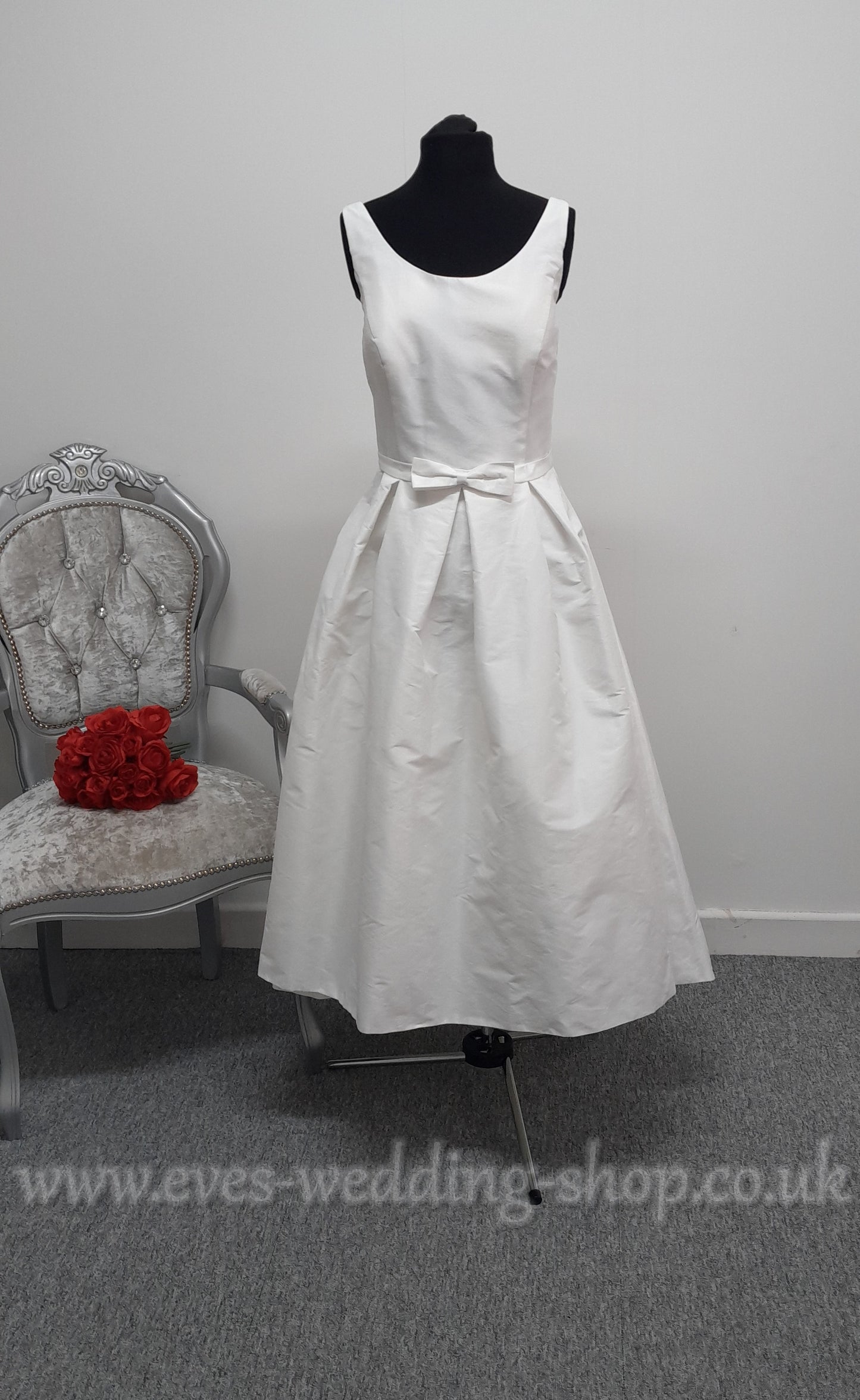 Rita Mae 1039 ivory high/low wedding dress UK 16