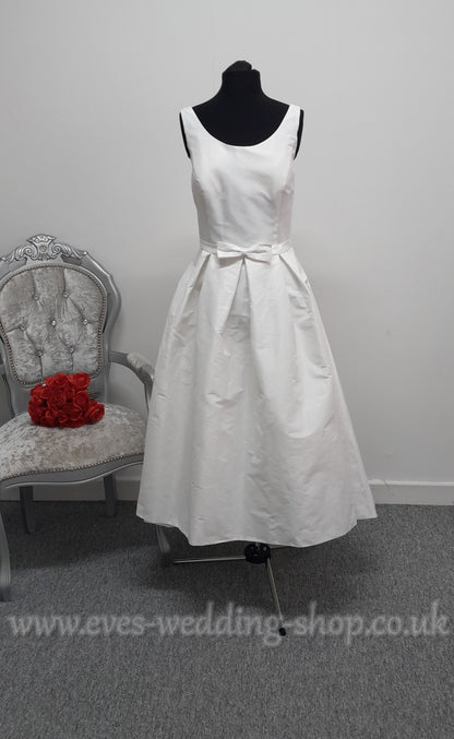Rita Mae 1039 ivory high/low wedding dress UK 16