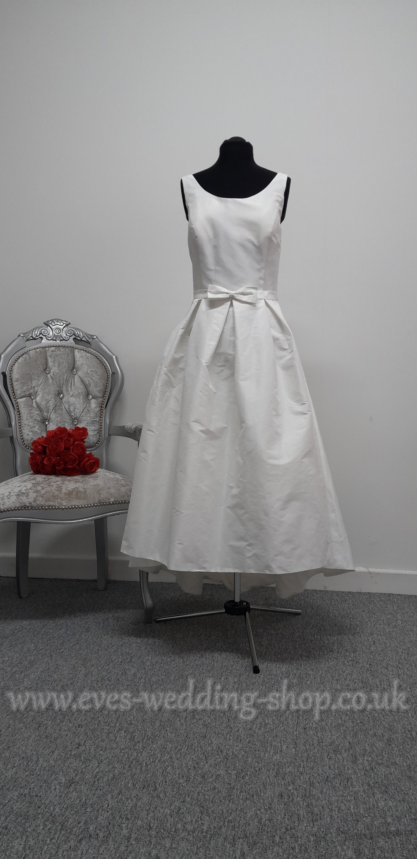 Rita Mae 1039 ivory high/low wedding dress UK 16